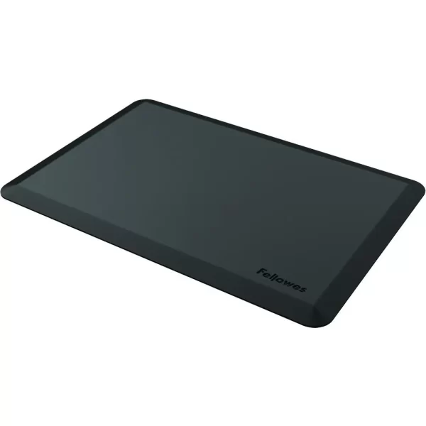 Fellowes Anti-Fatigue Wellness Mat - Floor - 36" Width x 24" Depth x 0.75" Thickness - Rectangle - Black