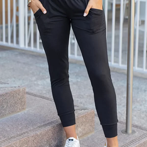 Brianna High Waist Pleated Pocket Leggings