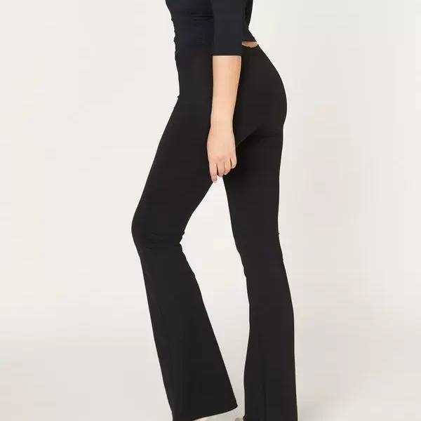BAMBOO SLIM BELL YOGA PANTS