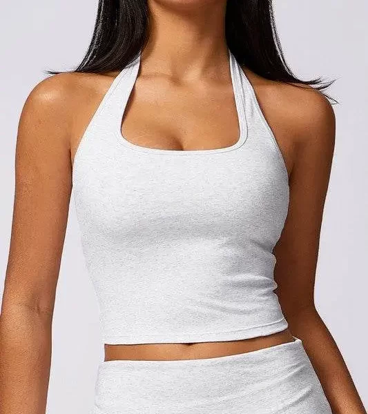 Halterneck running fitness yoga sports bras